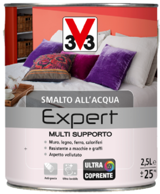 Smalto all'acqua Multisupporto expert ultracoprente V33 Smalto all'acqua Multisupporto expert ultracoprente V33