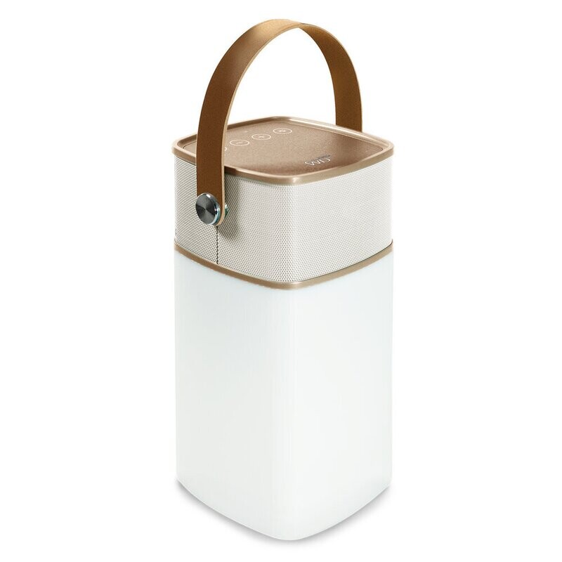 Cassa speaker wireless con luce a led regolabile col.oro Wd Lifestyle