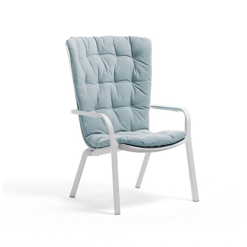 Cuscino in tessuto acrilico col.artic per poltrone Folio Nardi Outdoor