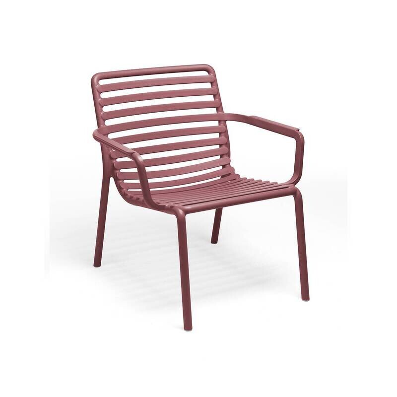 Set 2 poltroncine in resina fiberglass col.marsala Doga Relax Nardi Outdoor