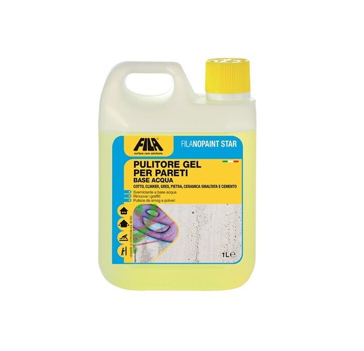 Pulitore gel per pareti a base acqua lt.1 No Paint Star Fila Solutions