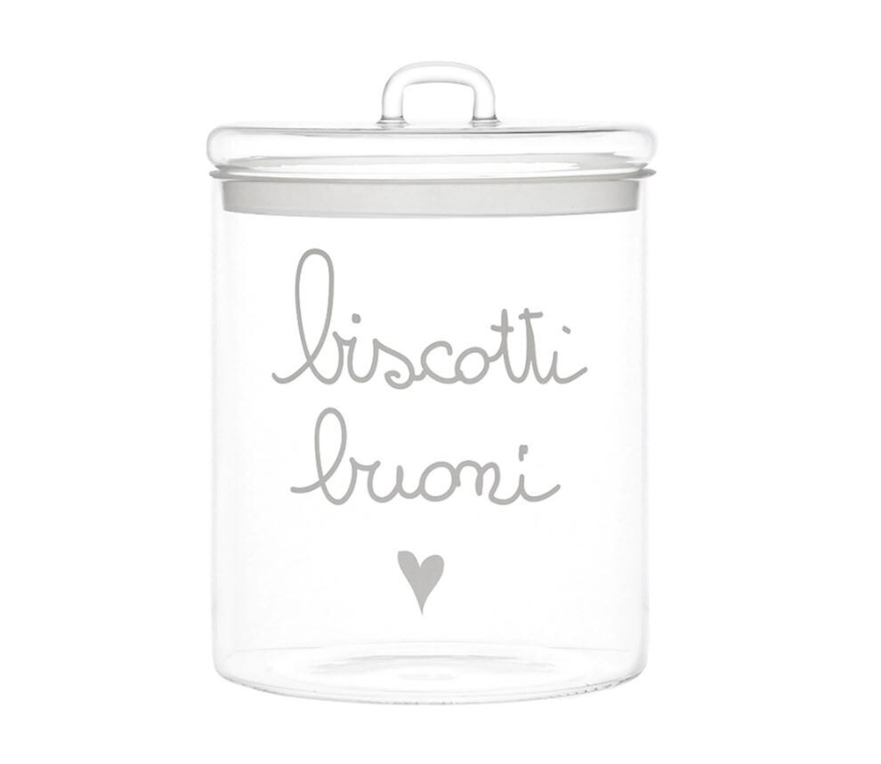 Barattolo in vetro borosilicato d.15 Biscotti Buoni Simple Day Barattolo in vetro borosilicato d.15 Biscotti Buoni Simple Day