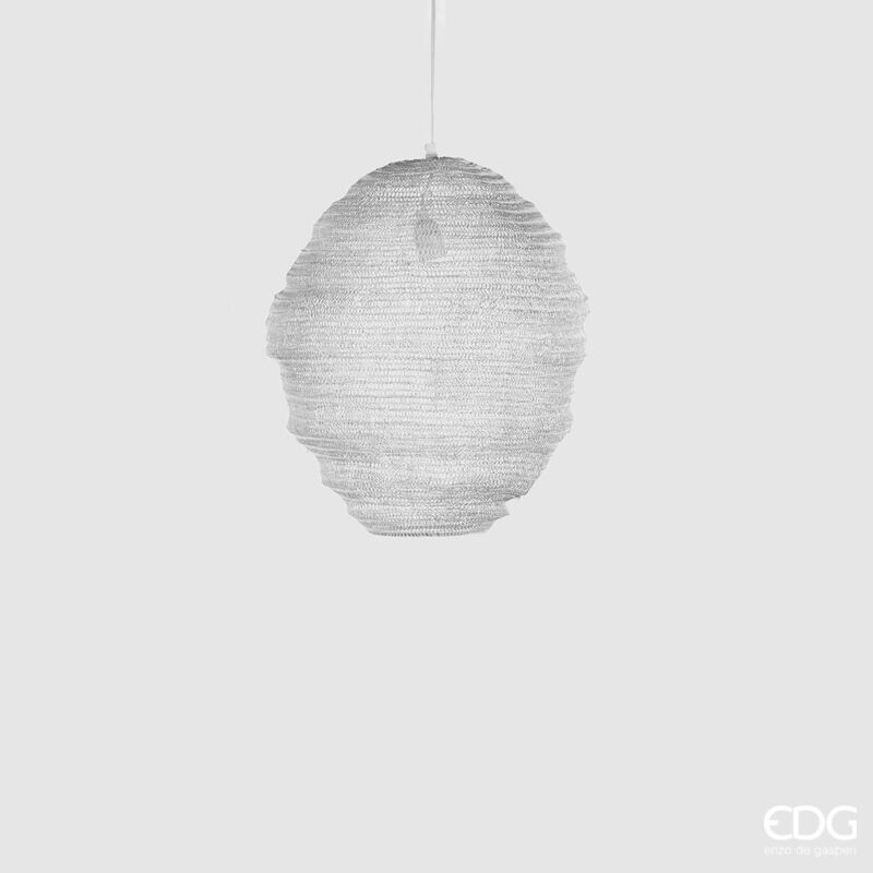 Lampadario telescopico sfera a sospensione col.bianco Edg Enzo De Gasperi Lampadario telescopico sfera a sospensione col.bianco Edg Enzo De Gasperi