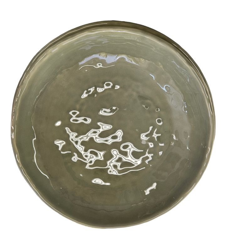 Servizio 18 piatti in ceramica Materia col.salvia La Ceramica D'Italia