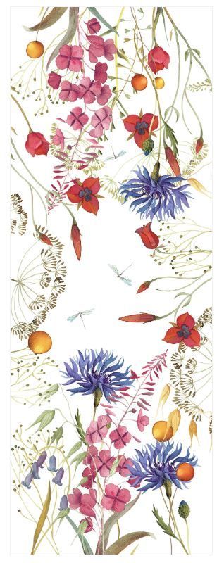 Runner in lino 50x150 Fiordaliso The Napking