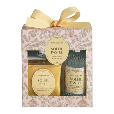Set olio secco e spray per capelli Soleil Pastel Mathilde M.