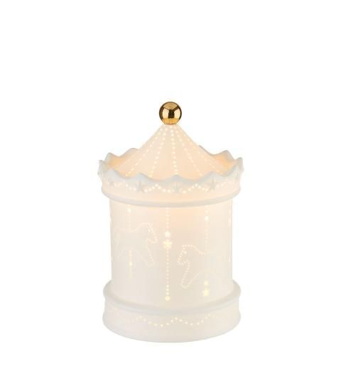 Lampada in porcellana Giostra Accendiamo la Magia L'Oca Nera Lampada in porcellana Giostra Accendiamo la Magia L'Oca Nera