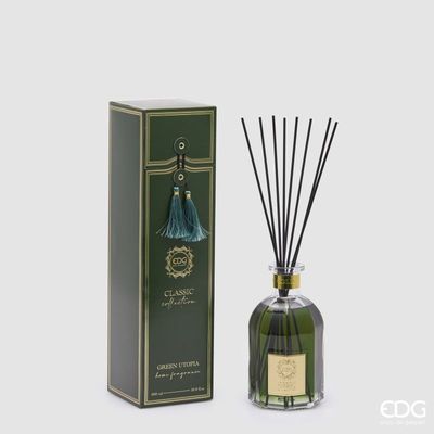 Profumatore bottiglia Classic 500ml h.16 d.8,5 Green Utopia Edg Enzo De Gasperi