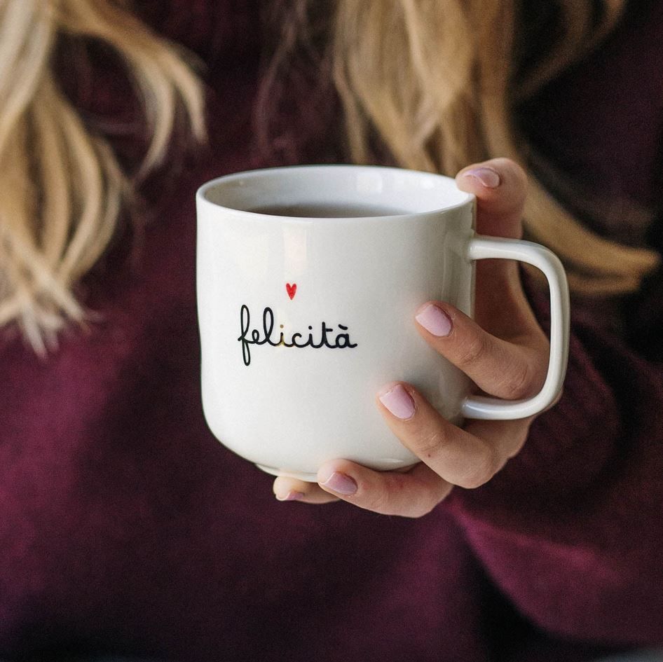 Mug in gres 400ml Felicità Simple Day