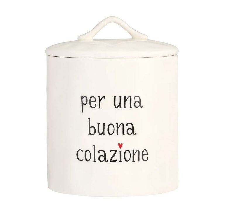 Barattolo in gres Per una Buona Colazione d.16 Simple Day