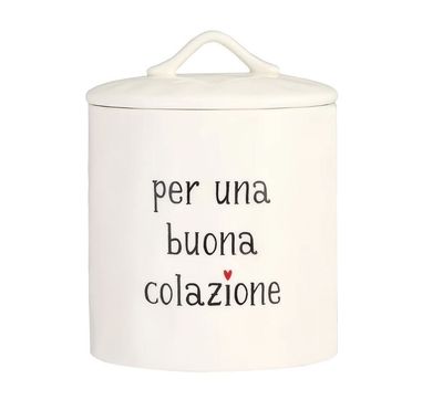 Barattolo in gres Per una Buona Colazione d.16 Simple Day