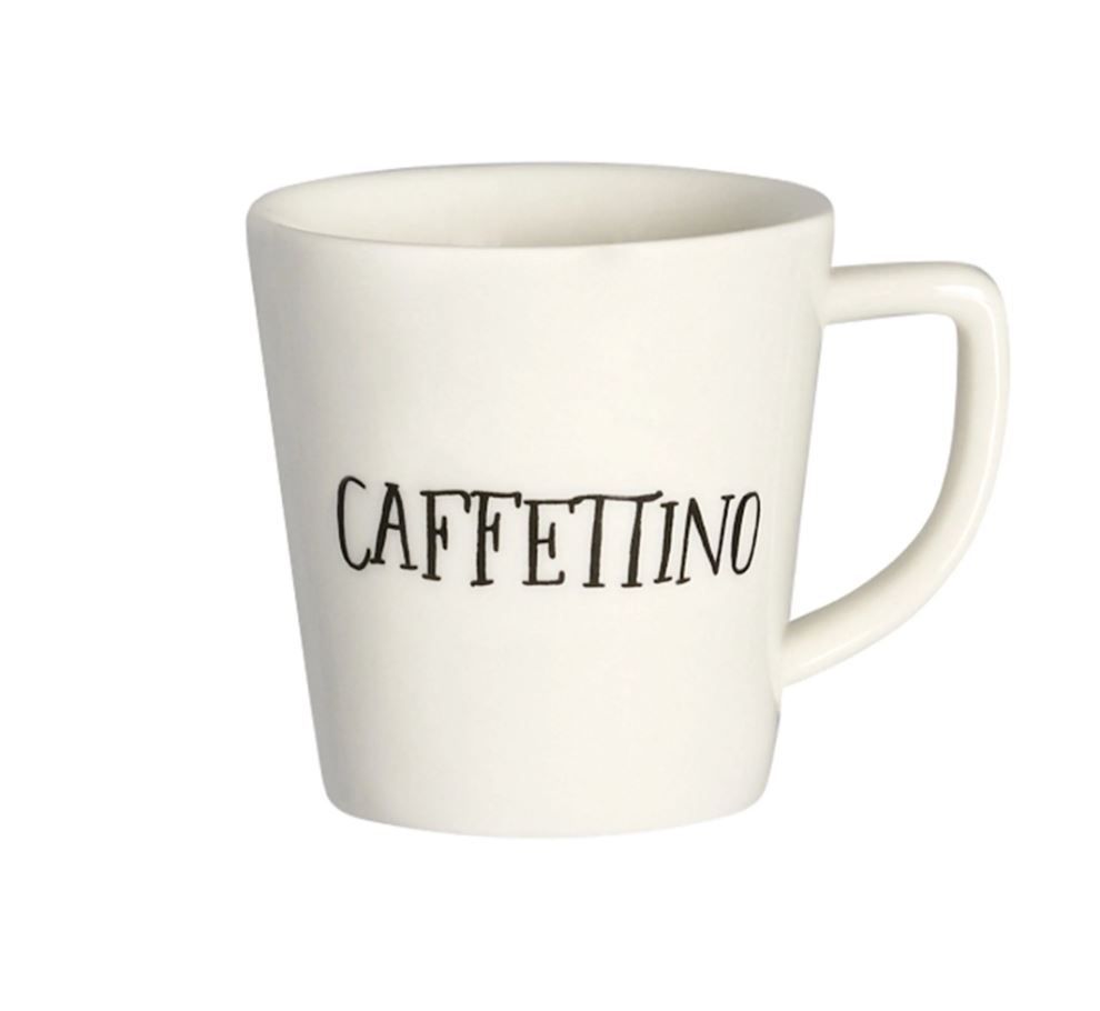 Set 2 tazzine in gres 100ml Caffettino Simple Day