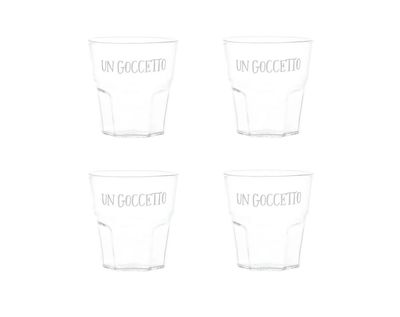 Set 4 bicchierini Un Goccetto 13cl Simple Day
