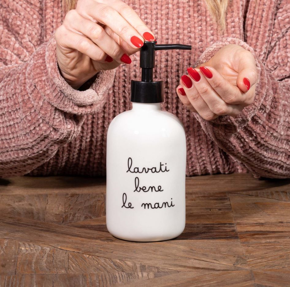 Dosasapone in gres Lavati bene le Mani Simple Day