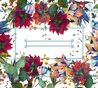 Tovaglia in lino 220x220 Dahlia The Napking