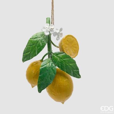 Decoro Limone da appendere metallo h.24 Edg Enzo De Gasperi