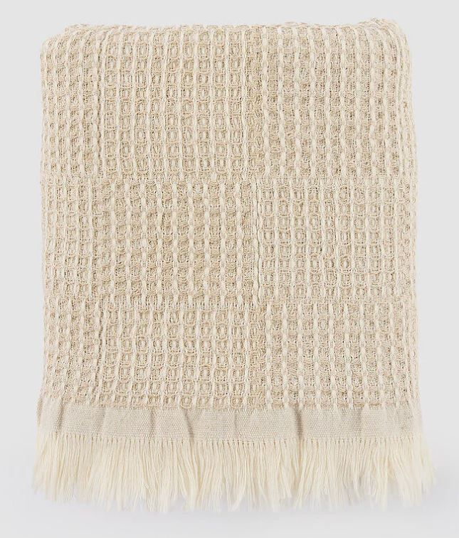 Coperta in misto lino quadretti 158x102 Edg Enzo De Gasperi