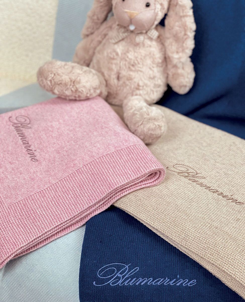 Copertina misto cachemire 95x110 Asia Blumarine Baby