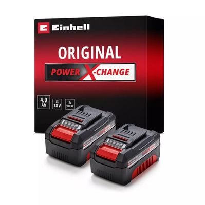 Kit 2 batterie 18V 4,0Ah cod.4511489 Einhell Kit 2 batterie 18V 4,0Ah cod.4511489 Einhell