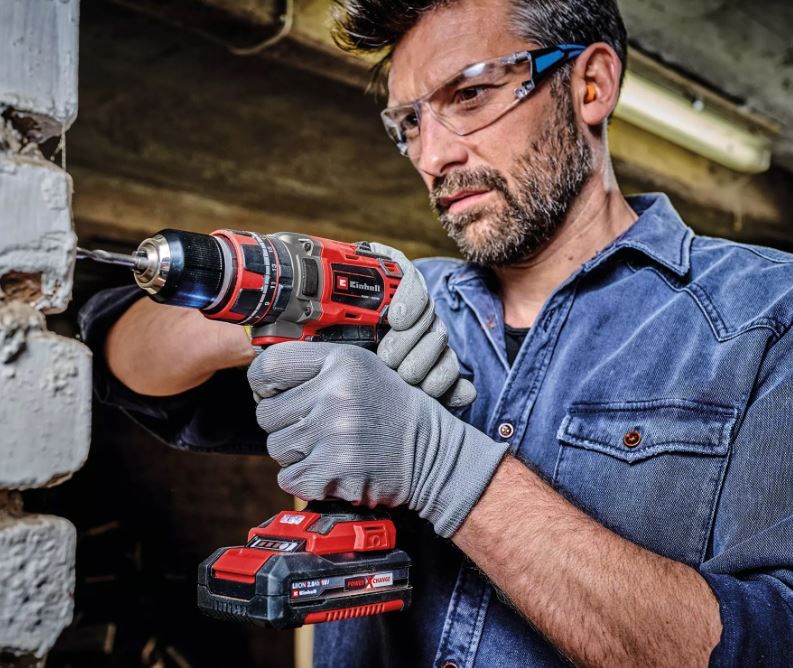 Trapano avvitatore a percussione a batteria TP-CD 18/60 Li- i BL cod. 4514211 Einhell