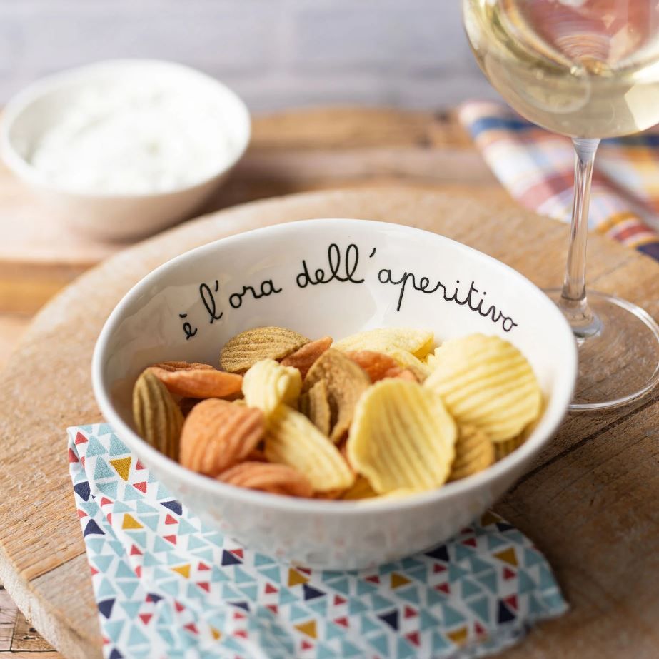 Set 2 coppette in gres E' l'Ora dell'Aperitivo d.12 Simple Day