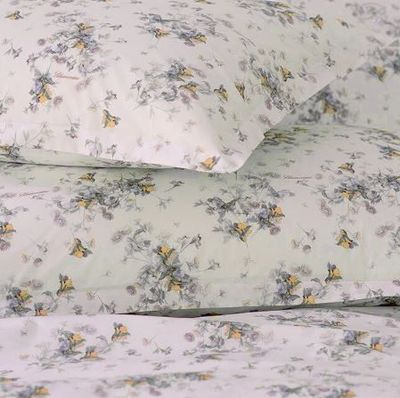 Lenzuola matrimoniali in percalle Trilli col.miele Blumarine Home Collection