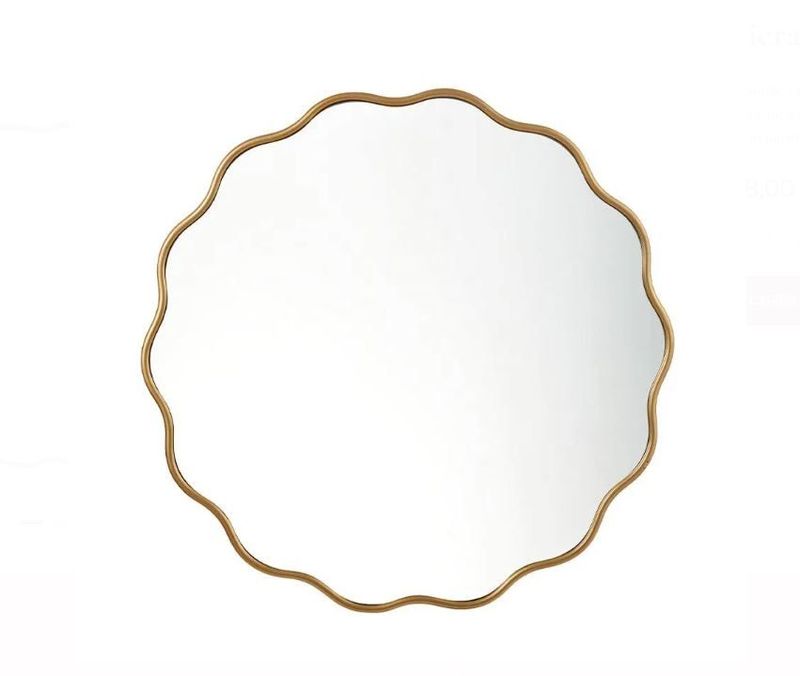 Specchiera tonda in legno diam.80 L'Oca Nera