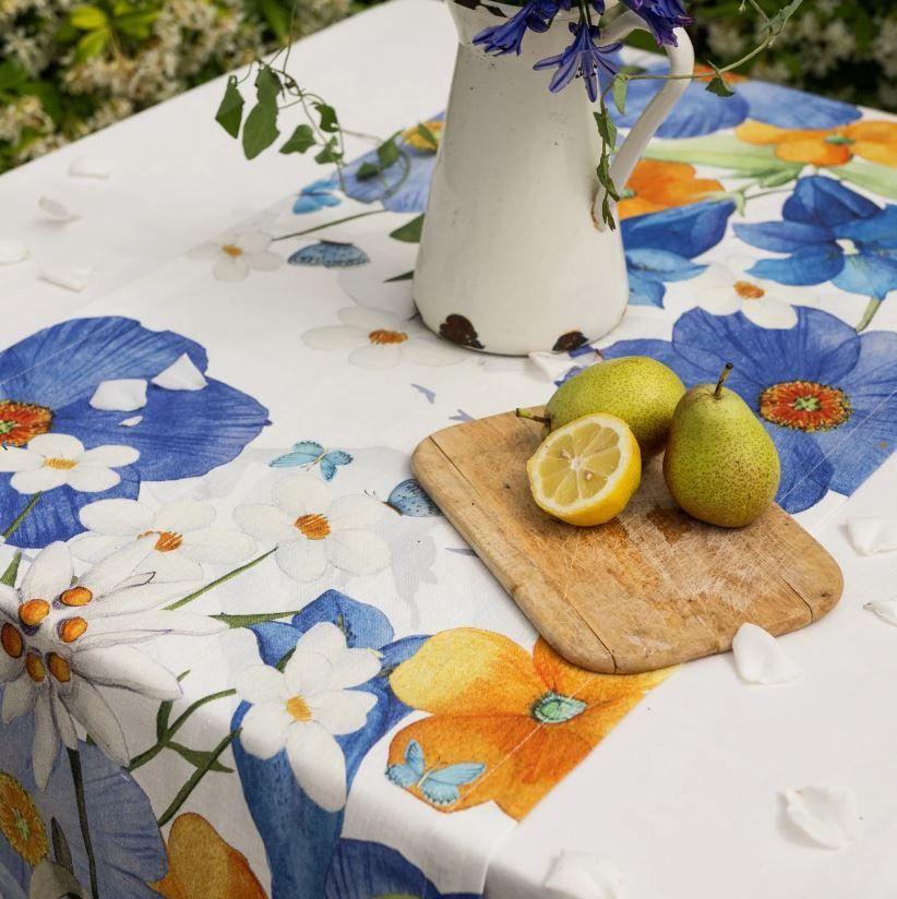 Runner in lino 50x150 Alpi Flora The Napking