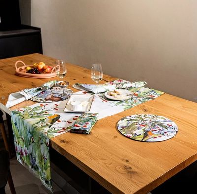 Runner in lino 50x150 Beaumont The Napking Runner in lino 50x150 Beaumont The Napking