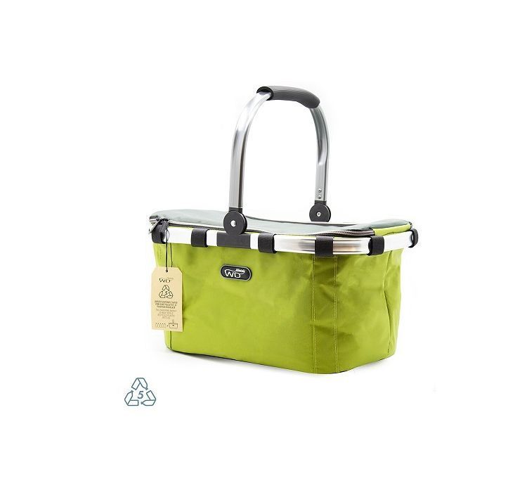Cestino termico picnic richiudibile lt.20 col.verde Wd Lifestyle