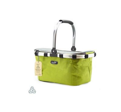 Cestino termico picnic richiudibile lt.20 col.verde Wd Lifestyle