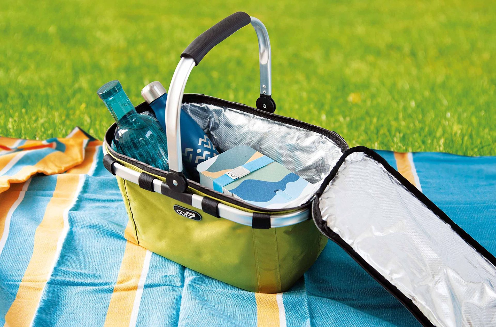 Cestino termico picnic richiudibile lt.20 col.verde Wd Lifestyle