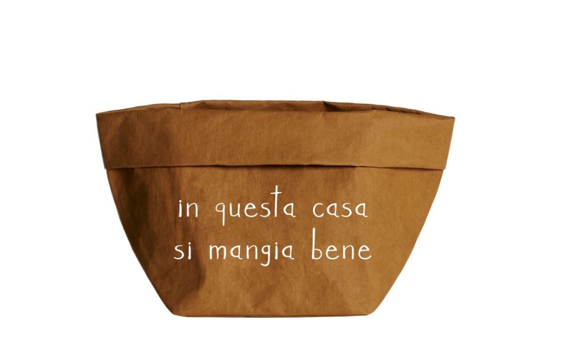 Contenitore in cellulosa 15x15 In questa Casa si Mangia bene Simple Day