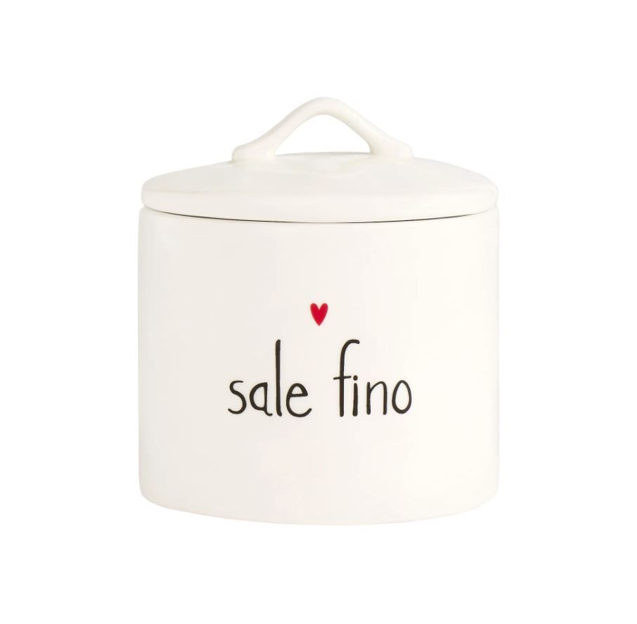 Barattolo in gres sale fino cuore Simple Day