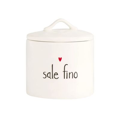 Barattolo in gres sale fino cuore Simple Day