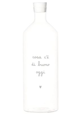 Bottiglia in vetro borosilicato lt.1,4 Cosa c'è di Buono oggi Simple Day