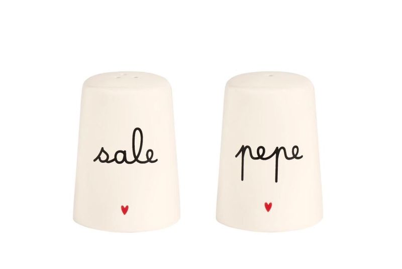 Set sale e pepe in gres Sale Pepe Cuore Simple Day