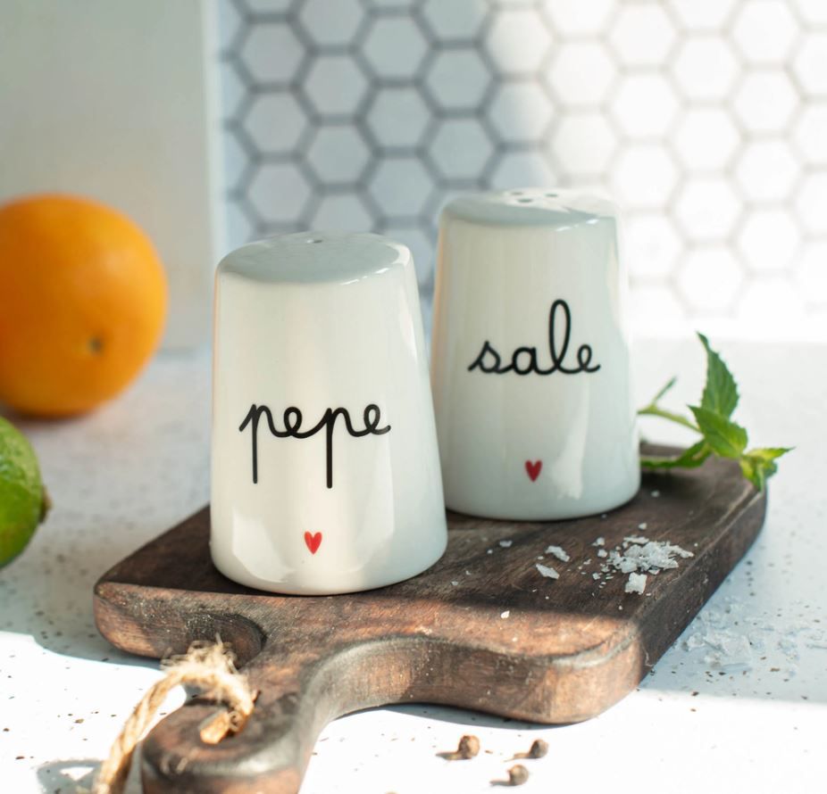 Set sale e pepe in gres Sale Pepe Cuore Simple Day