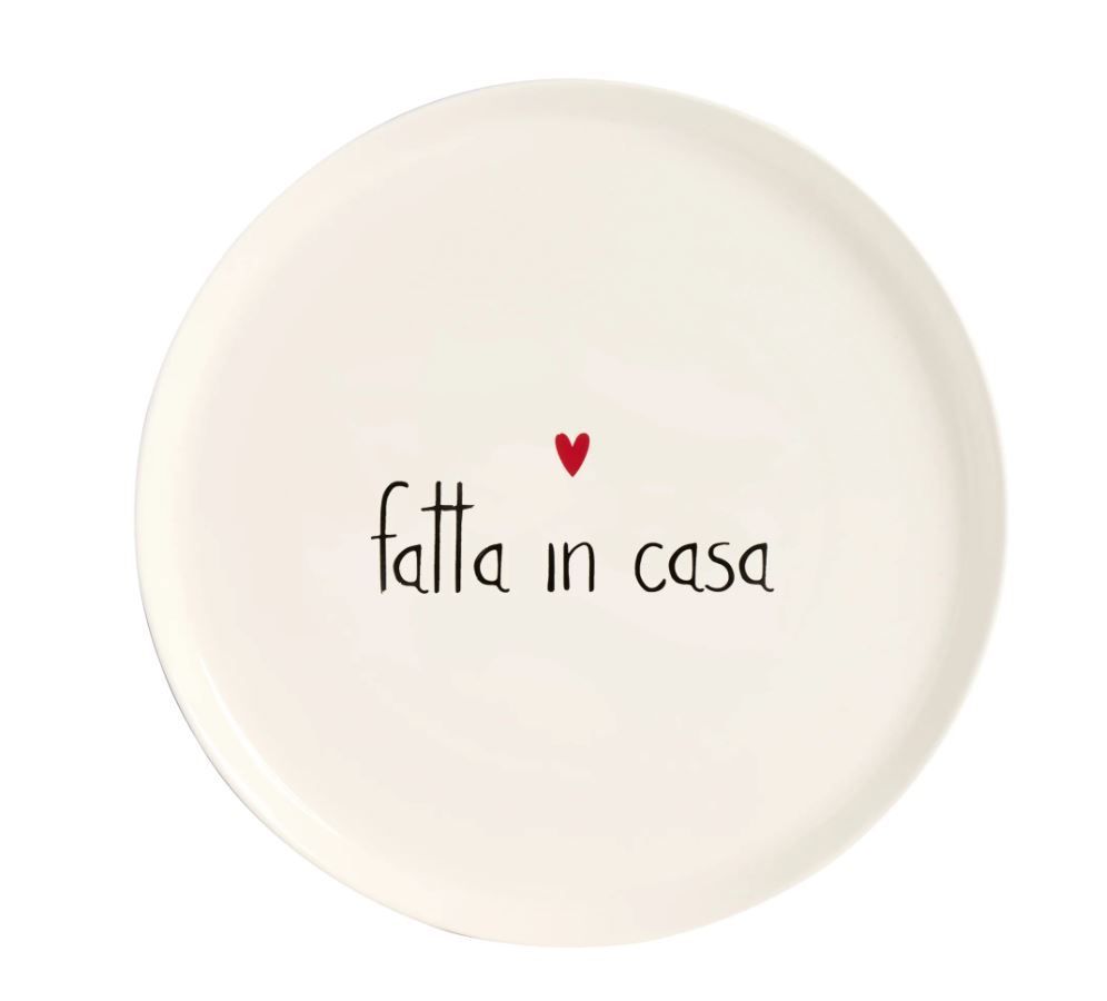 Piatto pizza in ceramica d.31 Fatta in Casa Simple Day