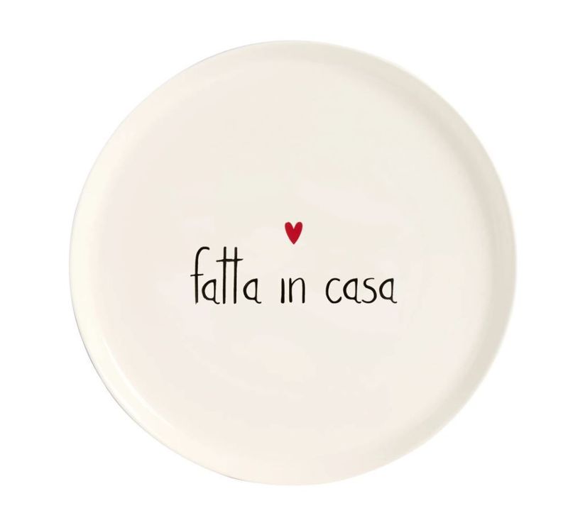 Piatto pizza in ceramica d.31 Fatta in Casa Simple Day