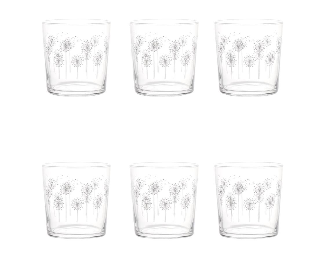 Set 6 bicchieri acqua cl.35,5 Soffioni Simple Day