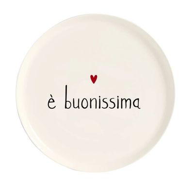 Piatto pizza in ceramica d.31 E' Buonissima Simple Day Piatto pizza in ceramica d.31 E' Buonissima Simple Day