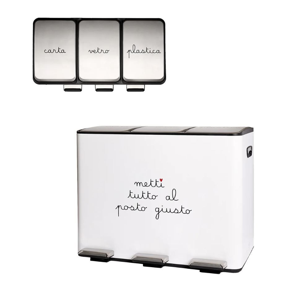 Pattumiera Metti tutto al Posto Giusto Simple Day