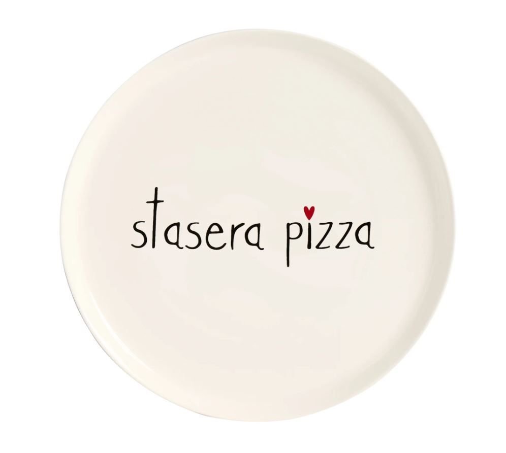 Piatto pizza in ceramica d.31 Stasera Pizza Simple Day Piatto pizza in ceramica d.31 Stasera Pizza Simple Day