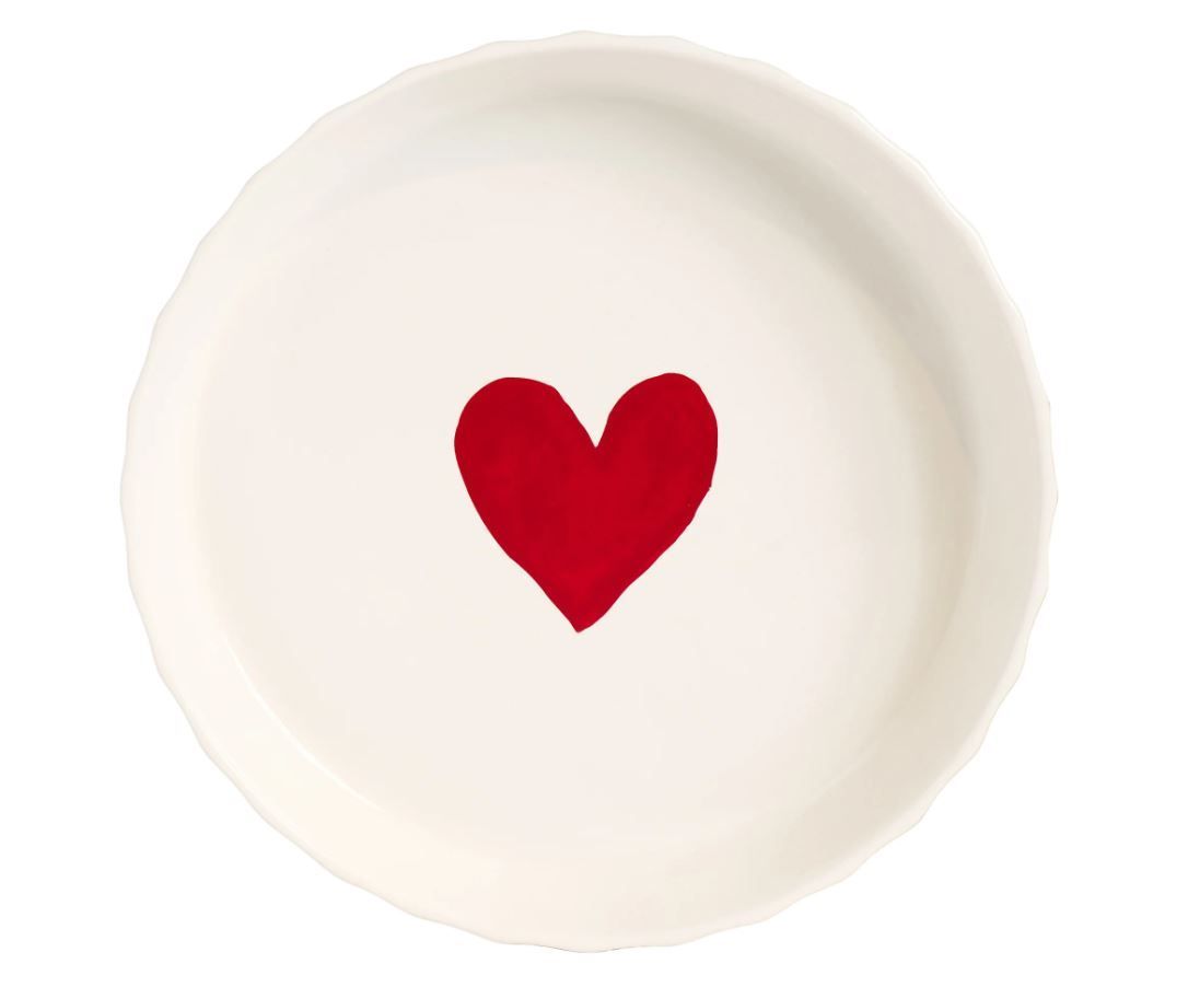 Tortiera in gres Cuore acquerello d.26 Simple Day Tortiera in gres Cuore acquerello d.26 Simple Day