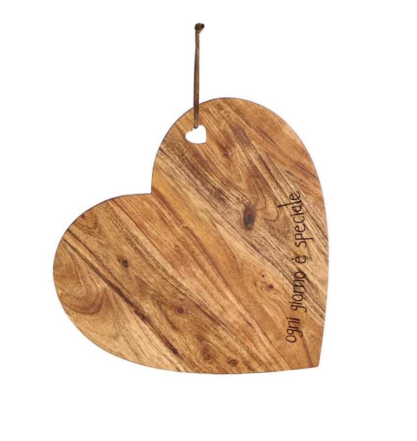 Tagliere in legno 32x30 Ogni Giorno è Speciale Simple Day Tagliere in legno 32x30 Ogni Giorno è Speciale Simple Day