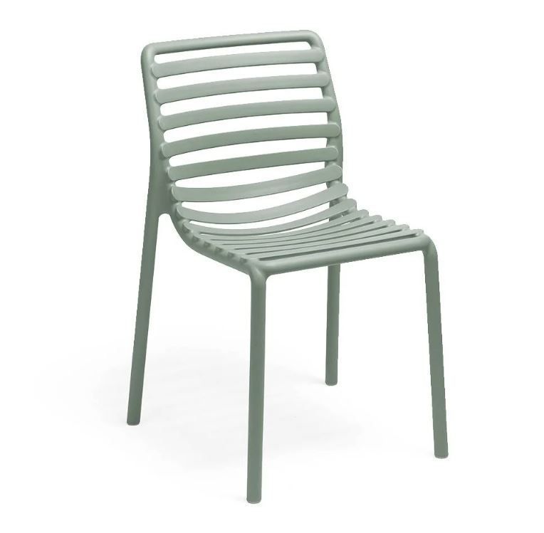 Set 6 sedie in resina fiberglass col.menta Doga Bistrot Nardi Outdoor