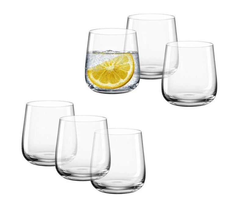 Set 6 bicchieri acqua 400ml Brunelli Leonardo