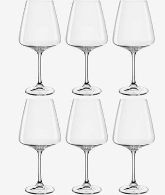 Set 6 calici vino rosso 660ml Paladino Leonardo Set 6 calici vino rosso 660ml Paladino Leonardo