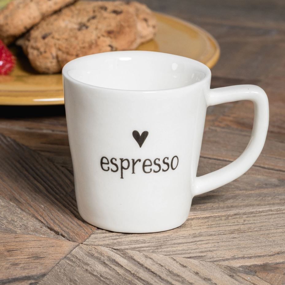 Set 2 tazzine in gres 100ml Espresso Simple Day